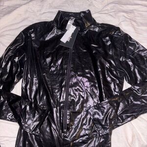 Black Shiny Jacket